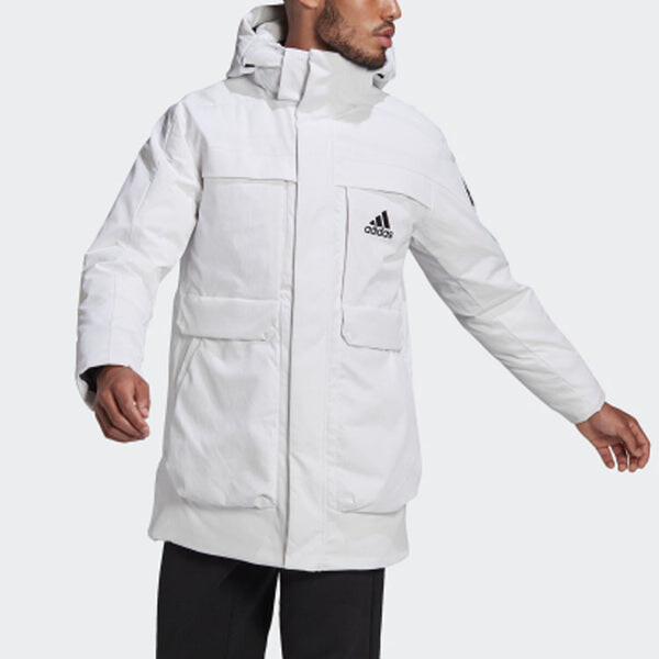 Куртка Adidas Originals Full-Zip Hooded , белый — фото 3