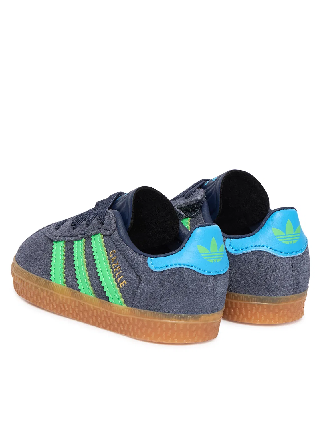 Кроссовки для мальчика Gazelle Comfort Closure Elastic Laces Adidas, темно-синий — фото 3