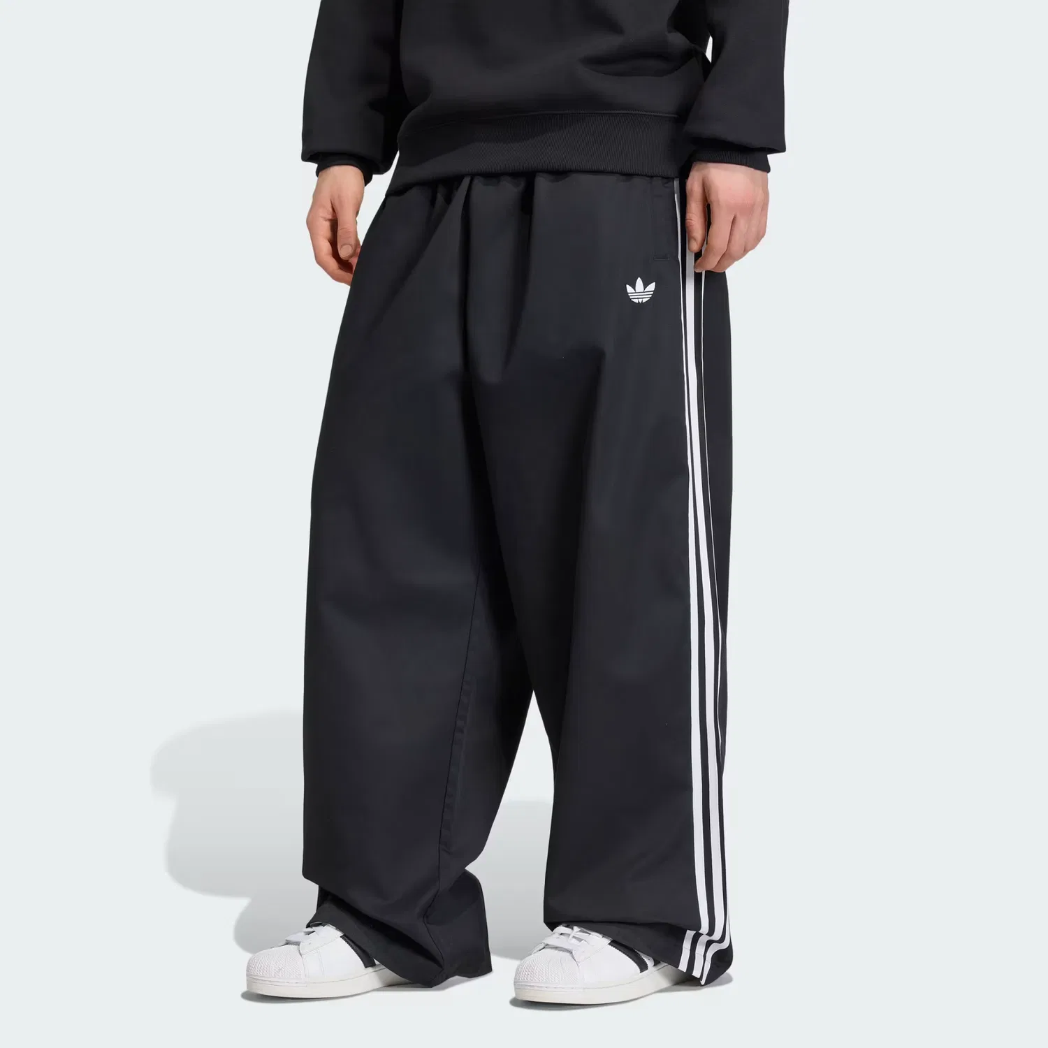 Мужские брюки оверсайз Adicolor SST Adidas Originals, черный