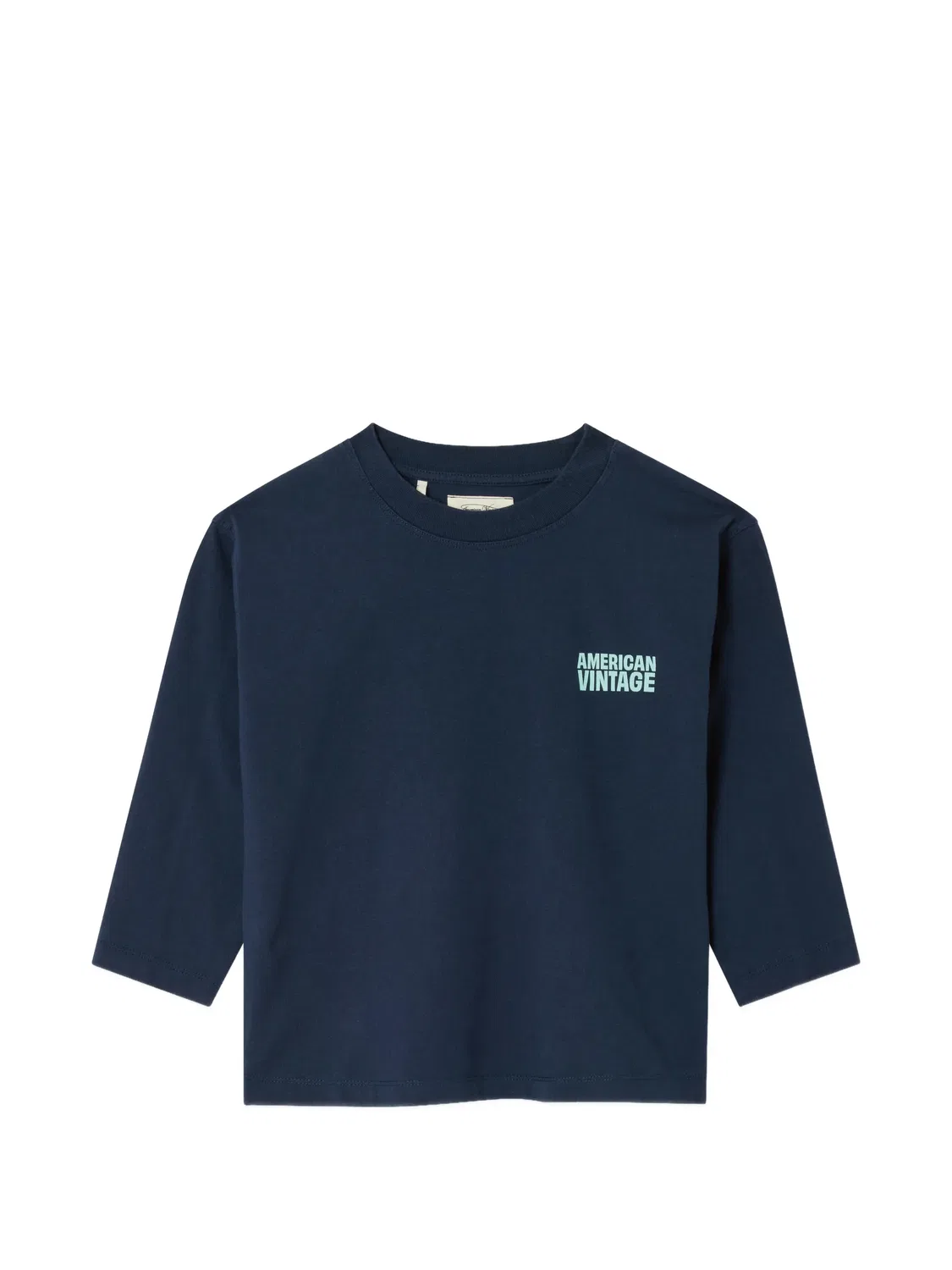 Футболка Gixy с логотипом American Vintage Kids, синий