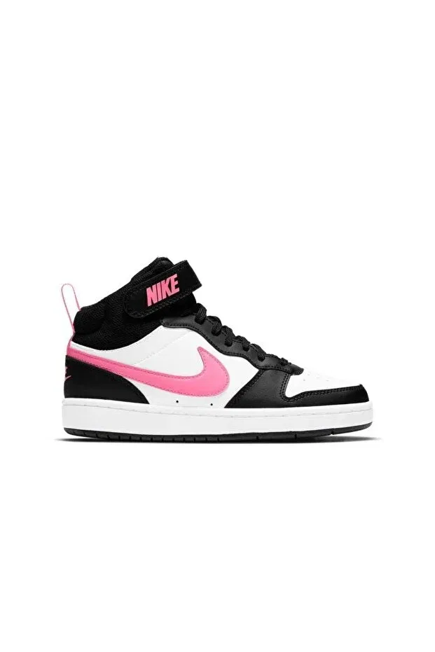 Детские кроссовки для девочек текстильные Court Borough Mid 2 Ankle Shoes Nike, Pink