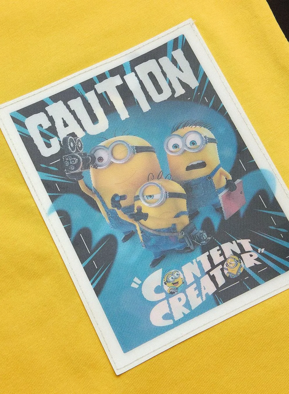 Футболка с принтом Minions Giordano, желтый — фото 4