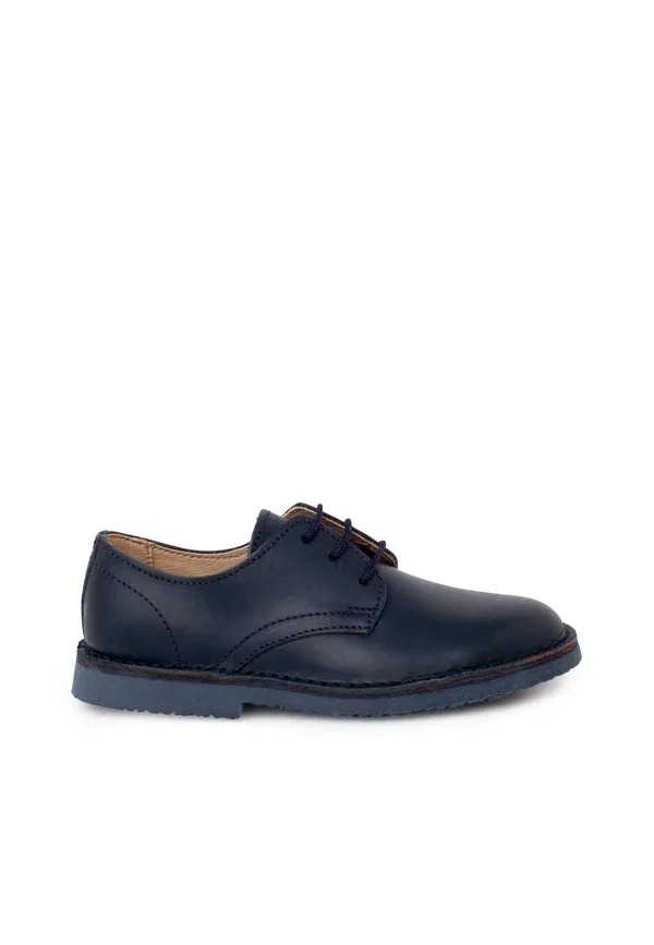 Туфли на каблуке с кожаным верхом Unisex-lace-ups Pisamonas, Azul Marino, темно-синий