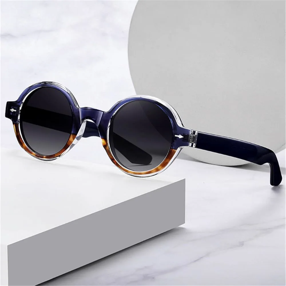 

Солнцезащитные очки UV400 - Rivet Punk, круглые, с градиентным покрытием, для женщин и мужчин, для бега и занятий спортом на открытом воздухе UYPTK, Leopard Tea