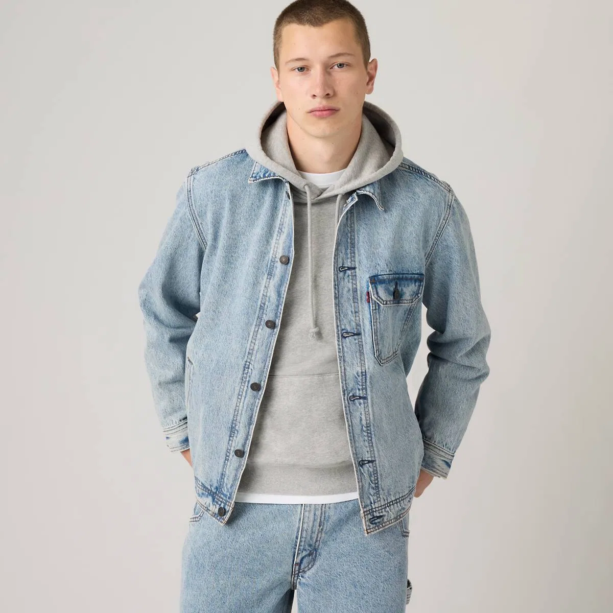 Джинсовая куртка-тракер Walnut Springs Levi's, Little Balcony - Medium Wash