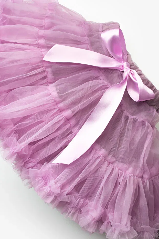 Детская юбка-пачка для девочек из фатина Lilac baby girl tutu skirt - bonita Le Mabelle, Lilac — фото 3