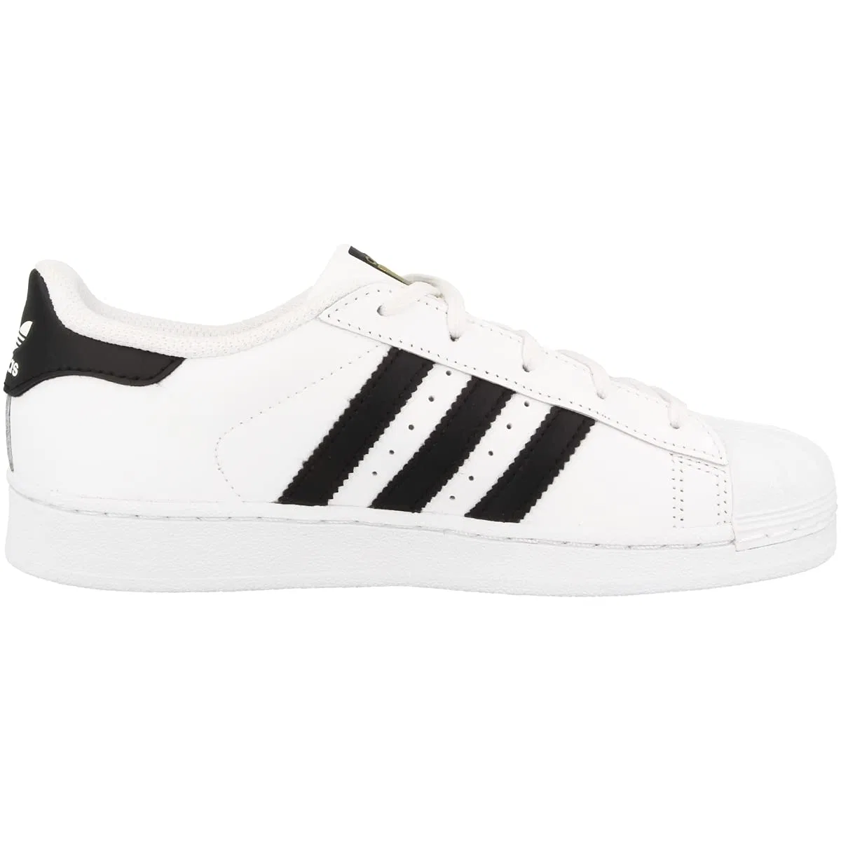 Детские кроссовки для мальчиков с закрытым носком Superstar C Adidas Originals, White White Core Black — фото 3