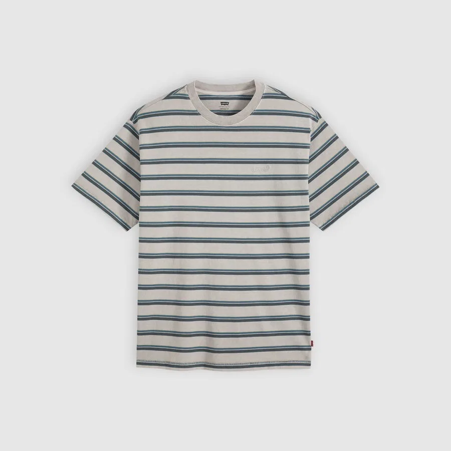 Футболка LEVI'S RED TAB VINTAGE в антрацитовом и серо-бежевом цветах — фото 3
