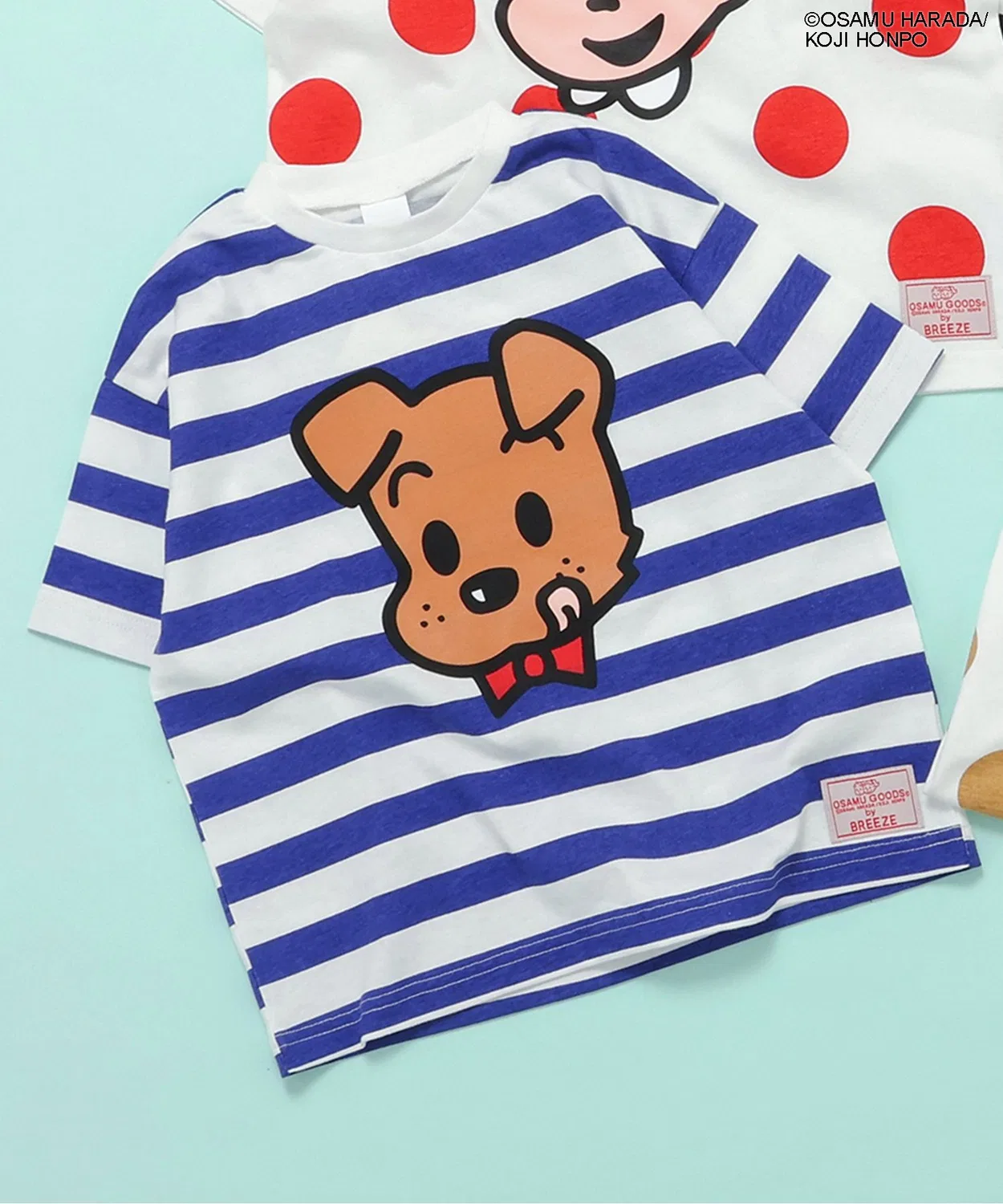Детская футболка с принтом OSAMU GOODS, Blue