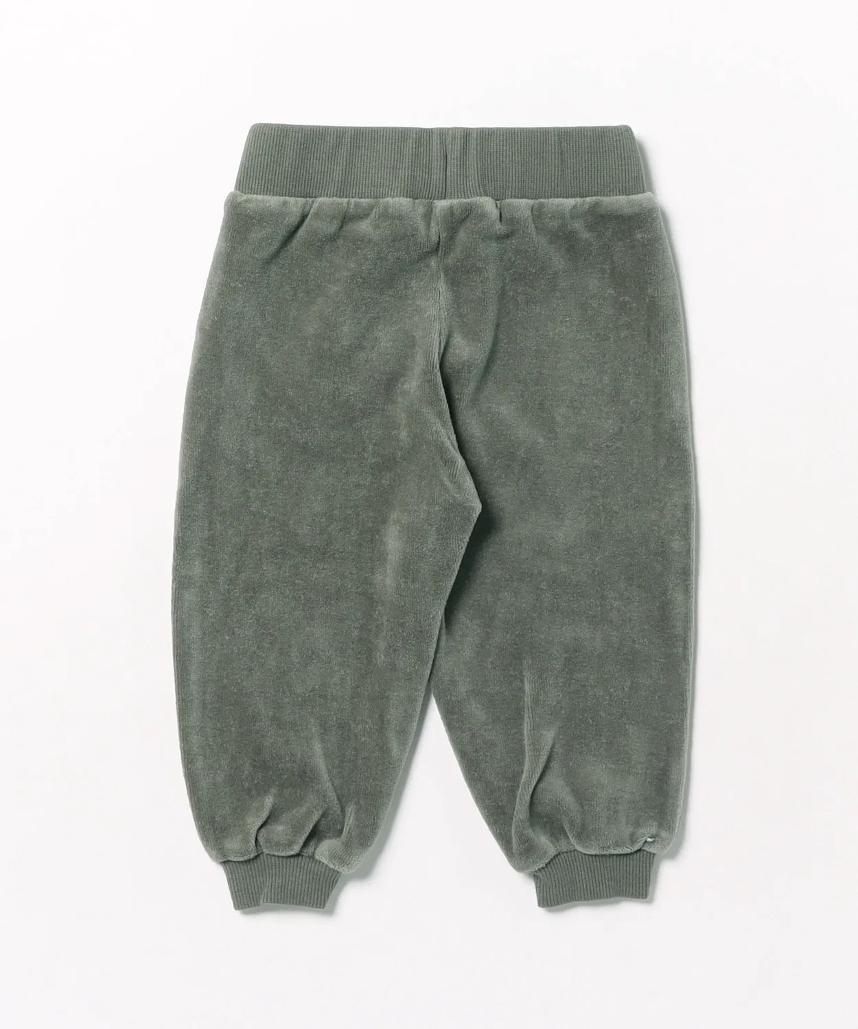 Детские спортивные штаны свободного кроя Velour Relaxed Sweatpant Quincy Mae, Green — фото 2