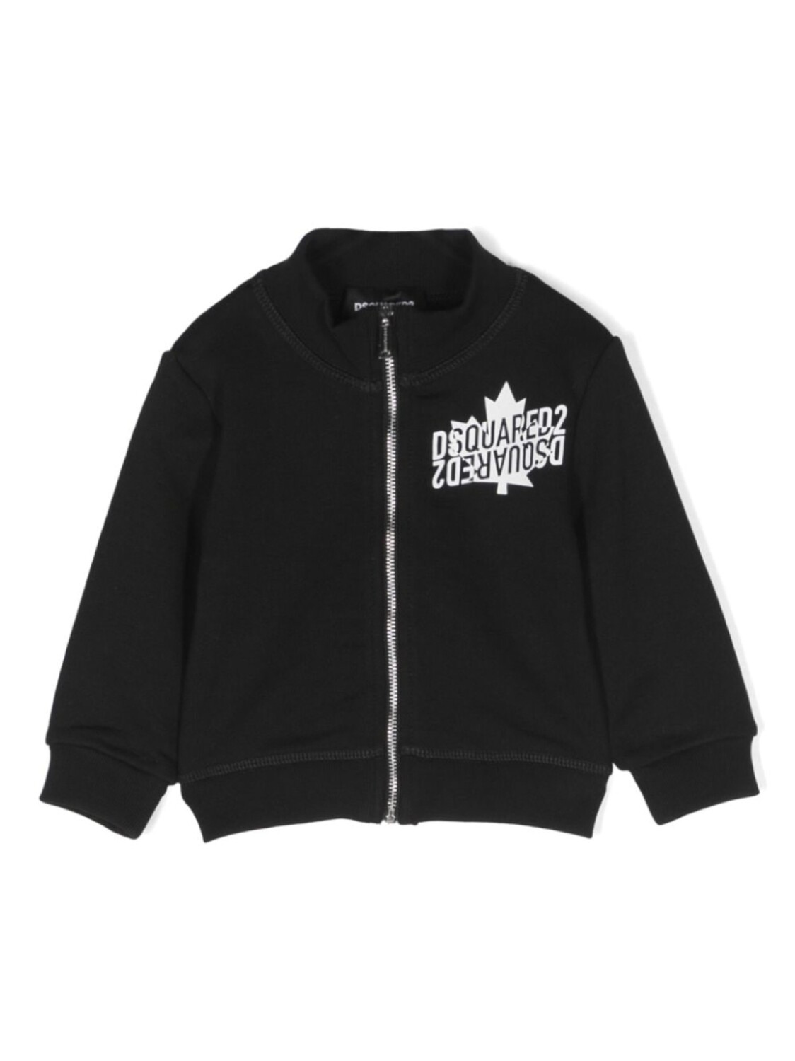 

Толстовка из джерси с логотипом Dsquared2 Kids, черный