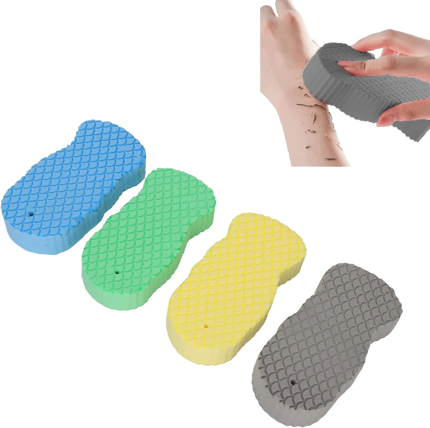 3D-Бодискраб, 4 шт, MYFTO, PVC
