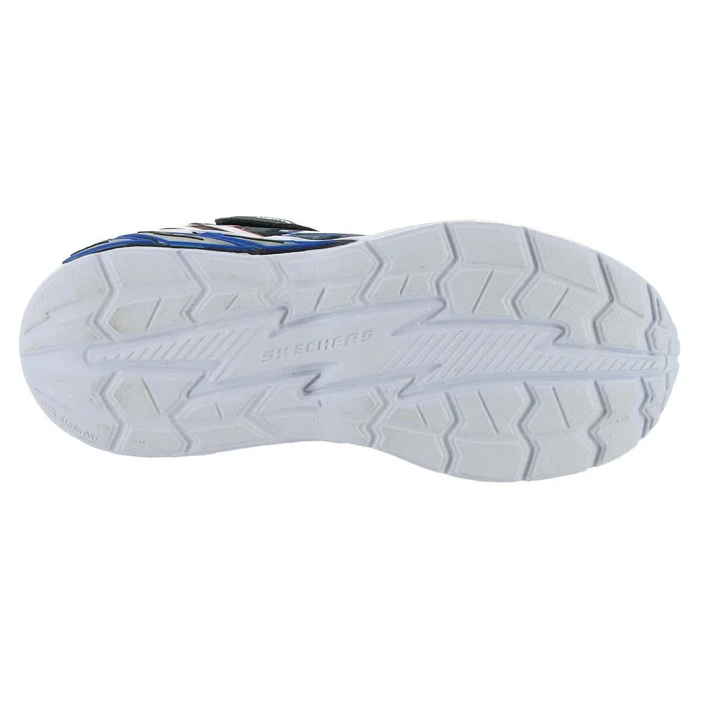 Детские кроссовки Skechers, Navy Textile Synthetic Red White Trim — фото 4