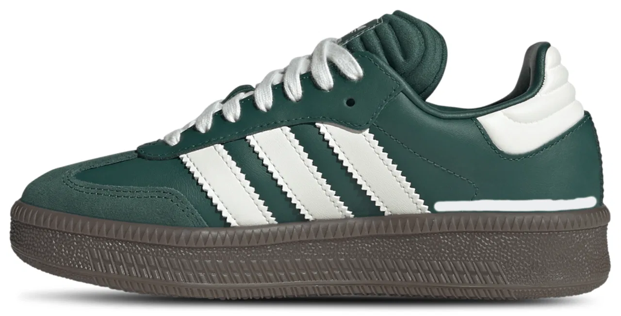 Кроссовки для мальчиков Samba XLG Adidas, цвет Collegiate Green/White — фото 2