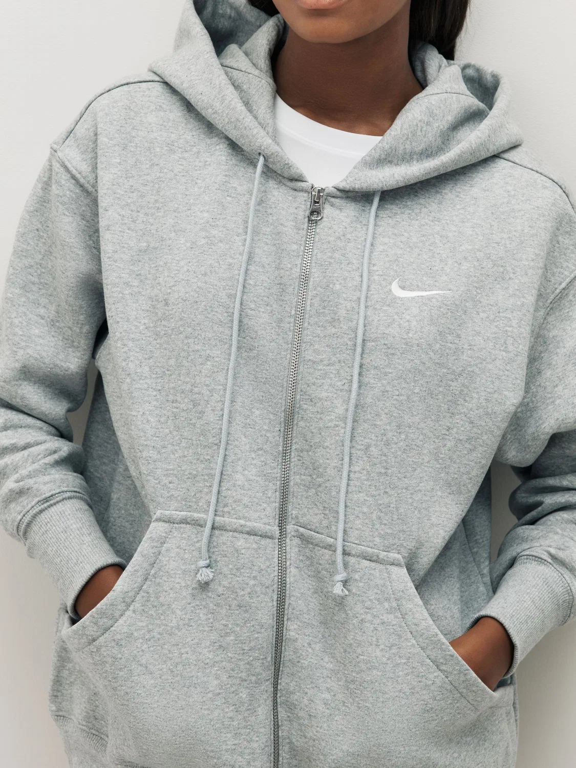 Худи Nike Phoenix Oversized, темно-серый — фото 2