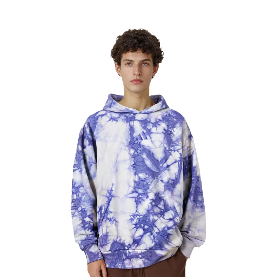 Худи All Szn Fleece Washed, Adidas, Cobalt Blue — фото 3