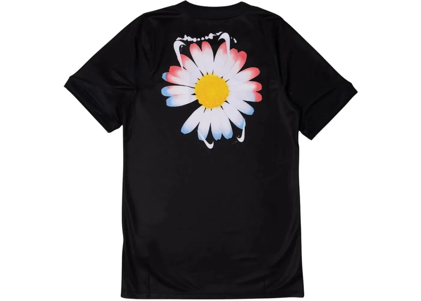 Мужская футбольная тренировочная футболка с принтом PEACEMINUSONE x KFA Nike, Black — фото 2