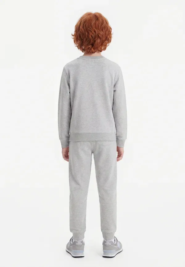 Спортивный костюм, флис, New Balance, Athletic Grey Heather, серый — фото 2