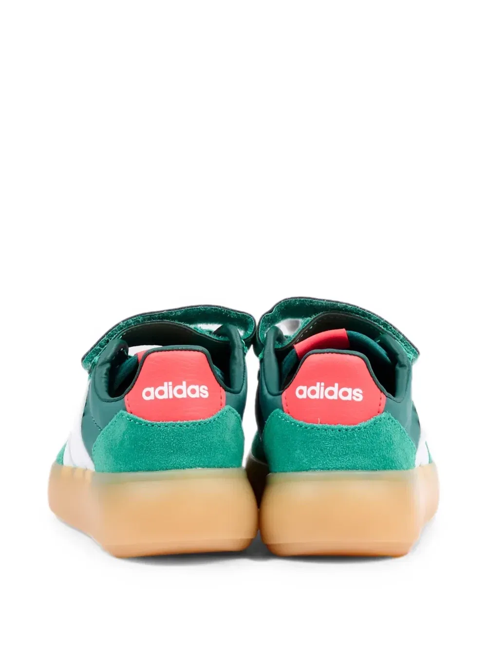 Кроссовки Barreda Decode на липучке и шнурках Adidas Kids, зеленый — фото 3