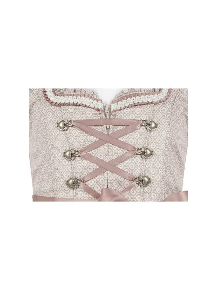 Платье Trachtenhof Nubler 'Kinderdirndl 3-teilig Stella' розового цвета — фото 4