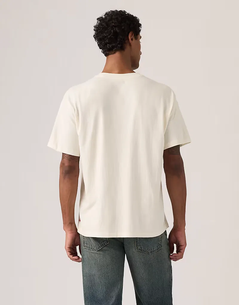 Футболка Levi's Graphic винтажного кроя, бежевый — фото 2