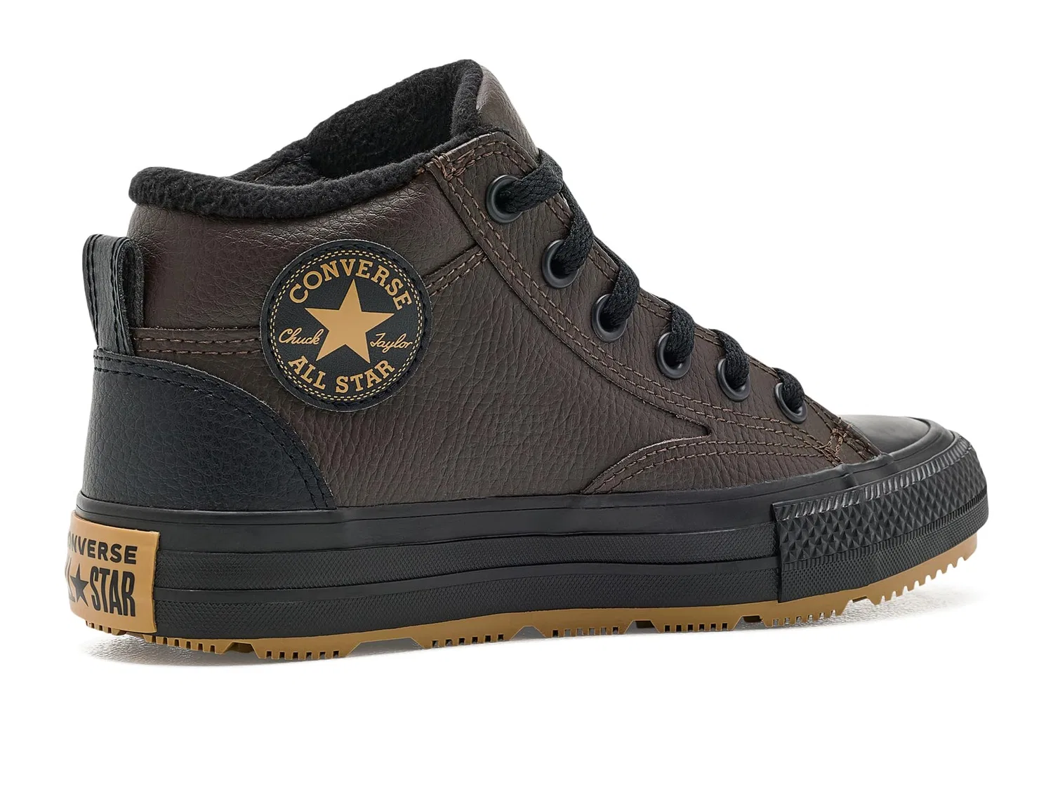 Ботинки Chuck Taylor All Star Malden Street Boots (для больших детей) Converse Kids, Fresh Brew/Black/Struck Gold — фото 4