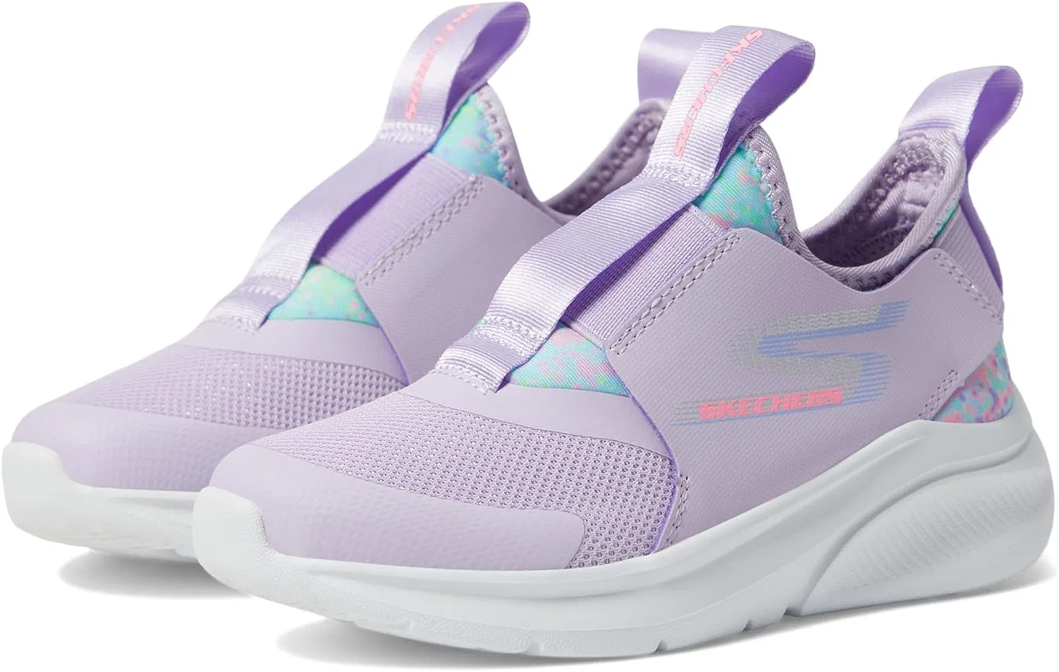 Детские кроссовки для девочек Skech Fast 2.0 Skechers, Lavender/Multi — фото 2