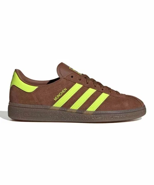 Женские кроссовки adidas Originals MUENCHEN из кожи adidas коричневые