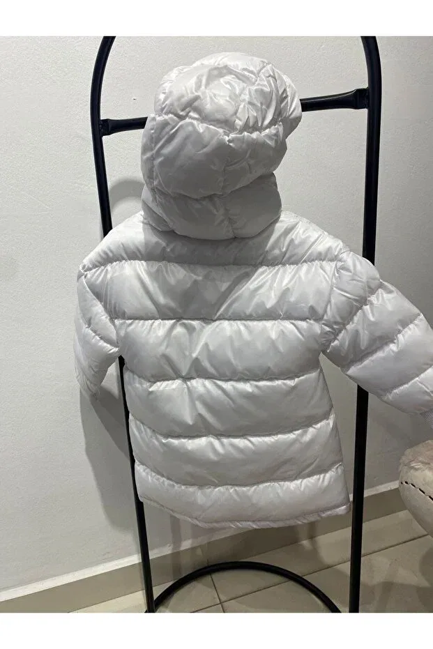 Детское пальто для девочек пуховик Mama Choice, White