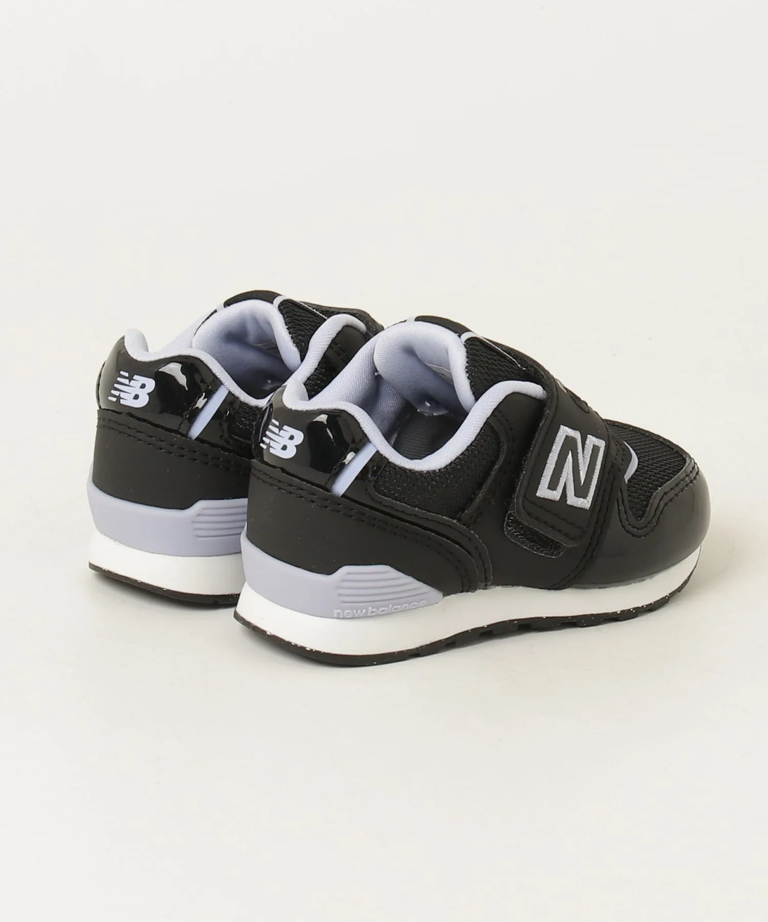 Детские кроссовки New Balance 996 Hook and Loop белые с фиолетовым — фото 3