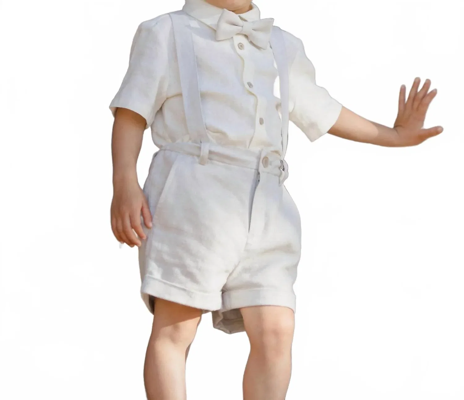 Детская рубашка для мальчиков хлопковая Atlas Shirt NORALEE, White — фото 2