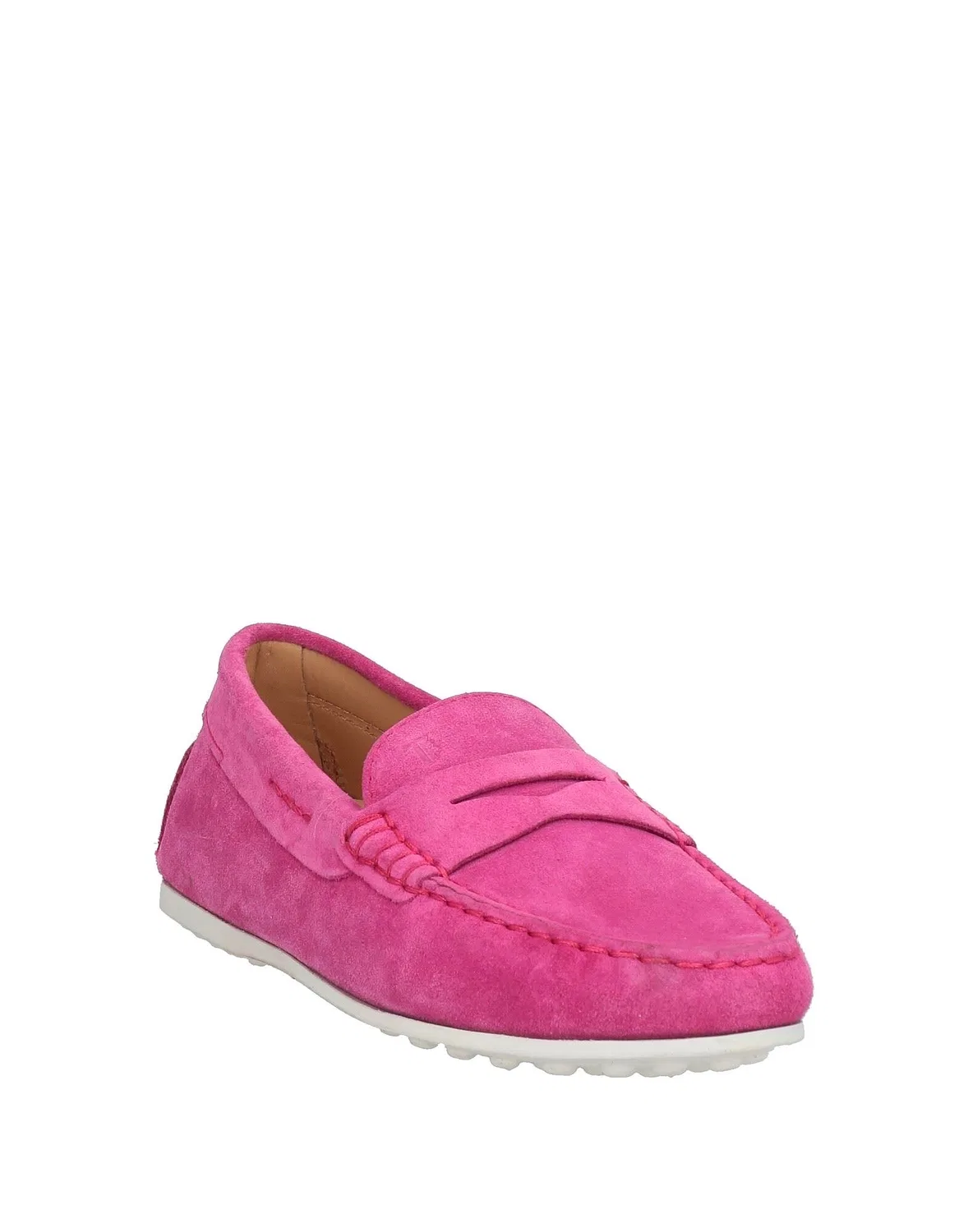 Детские лоферы для мальчиков из замши Tod'S, фуксия — фото 2