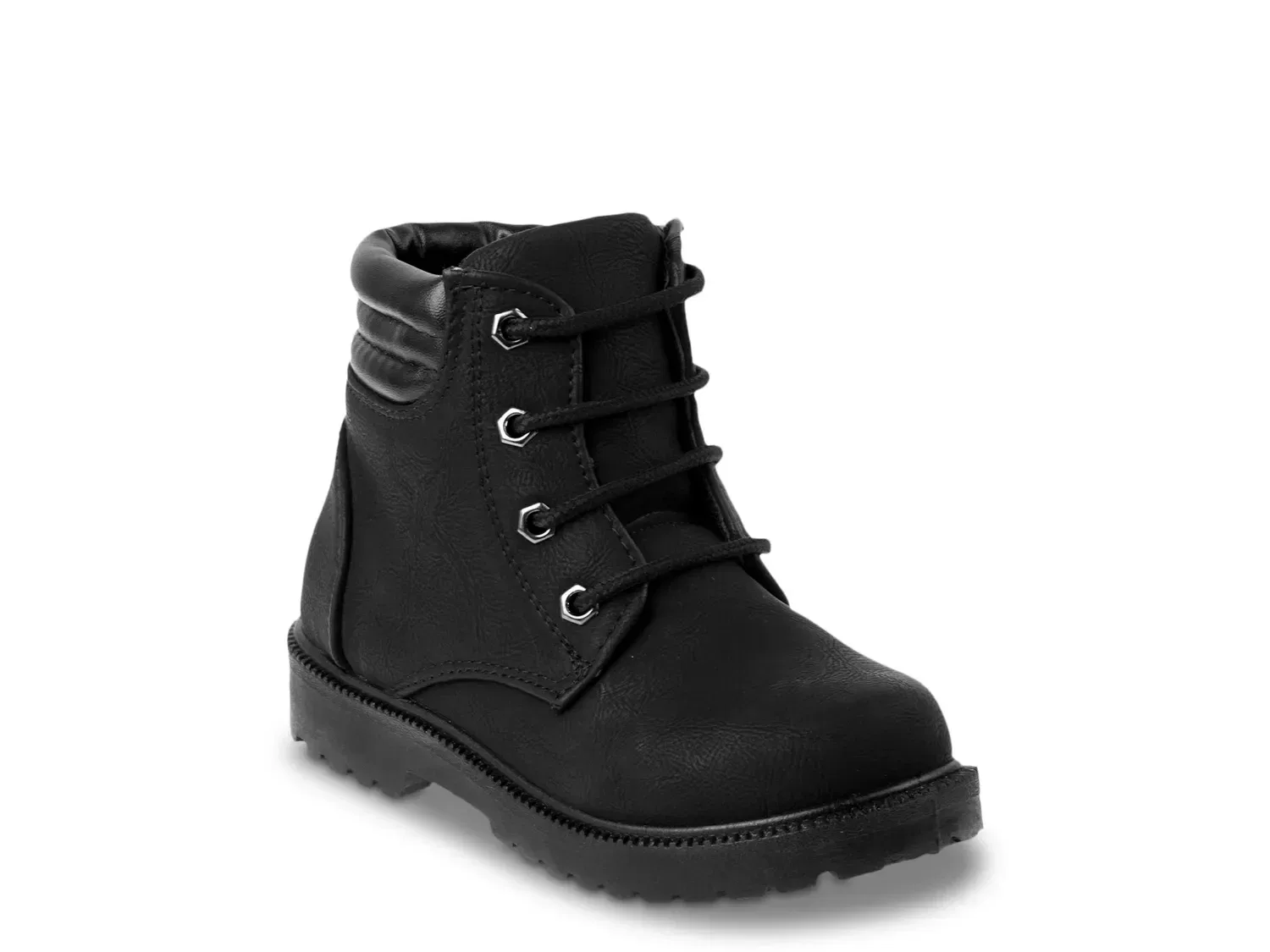 Ботинки на шнуровке, Lace-Up Boot, Rugged Bear, черный