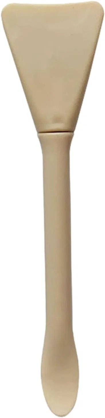 Двусторонняя силиконовая кисть-шпатель для нанесения масок, Generic, Khaki