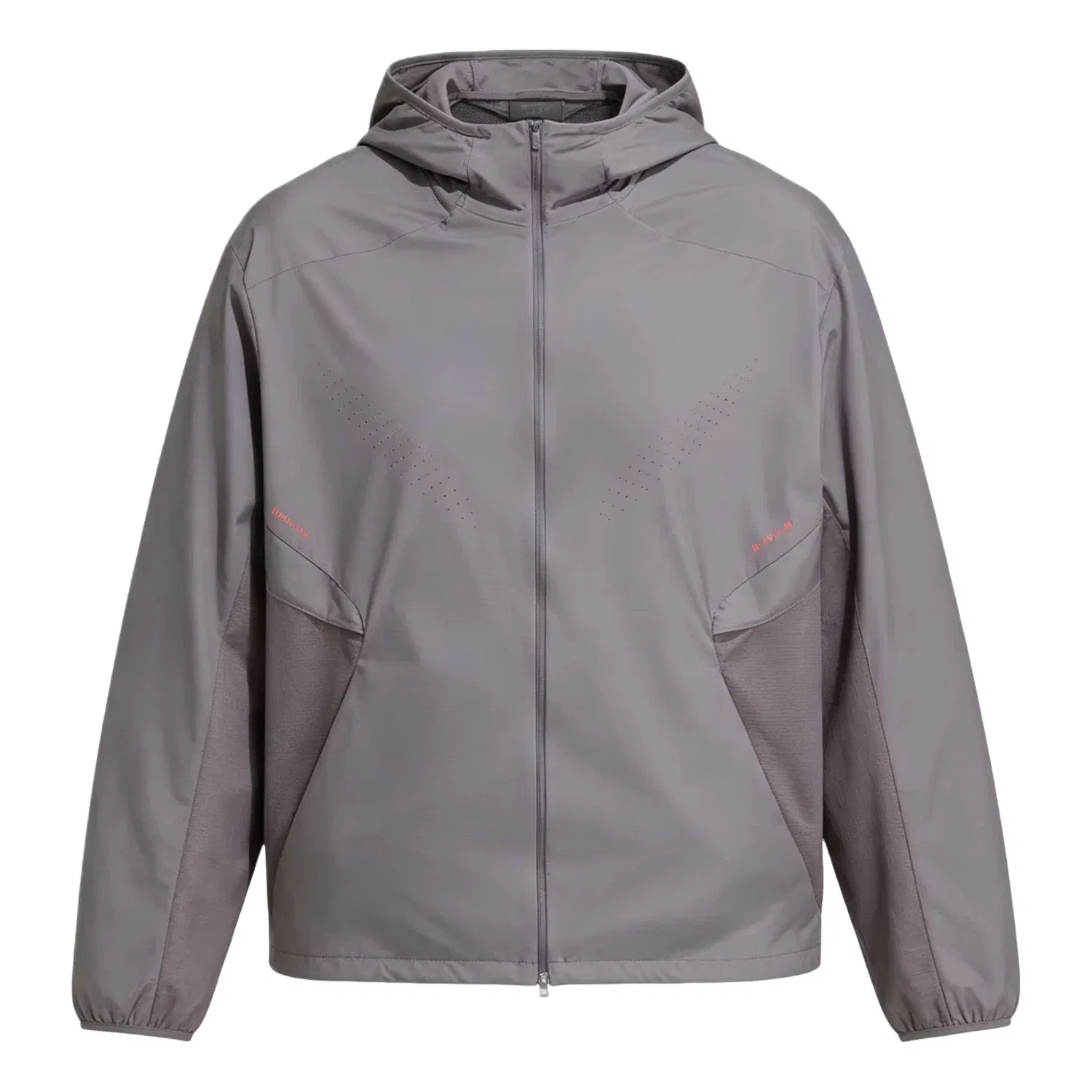 Мужская куртка из ткани с принтом DAY//Ø Woven Jacket Adidas, серый