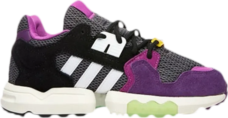 

Кроссовки Adidas Ninja x ZX Torsion Big Kids 'Time In - Glory Purple', серый