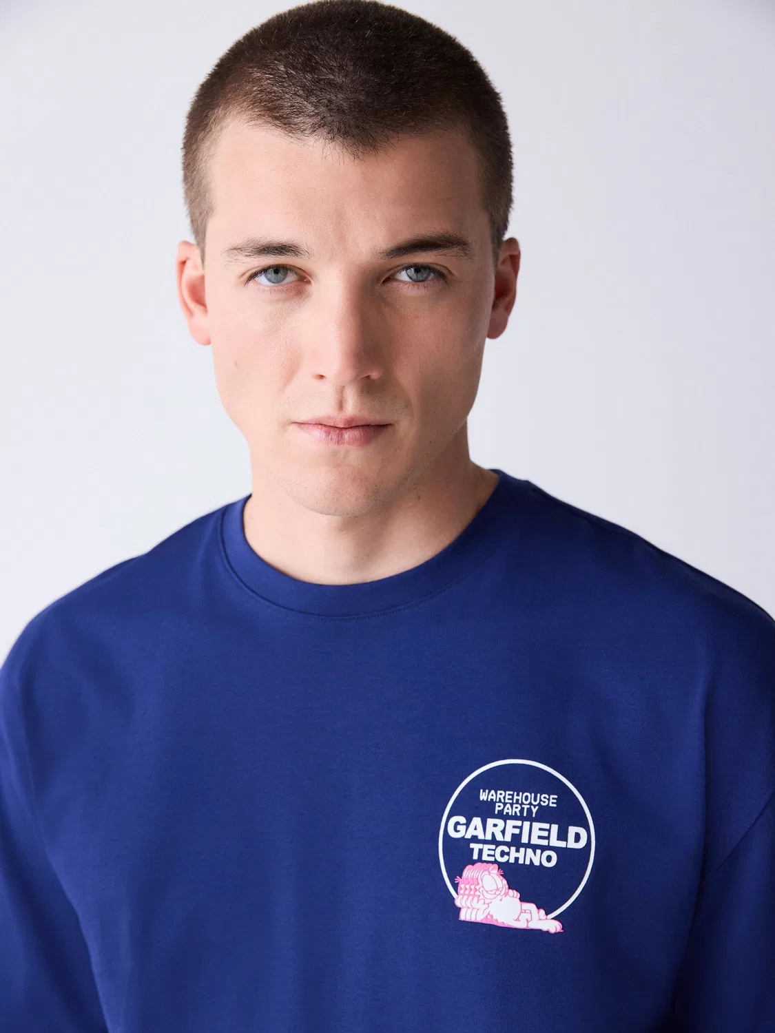 Футболка с принтом Garfield Next, синий — фото 4