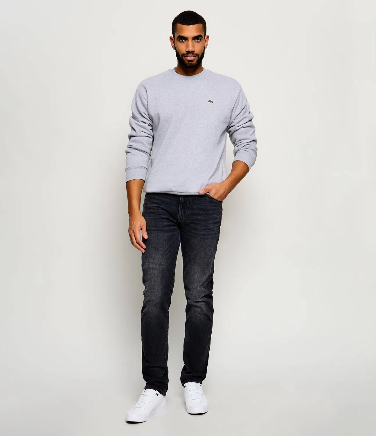 Свитшот Lacoste, цвет Grigio — фото 2