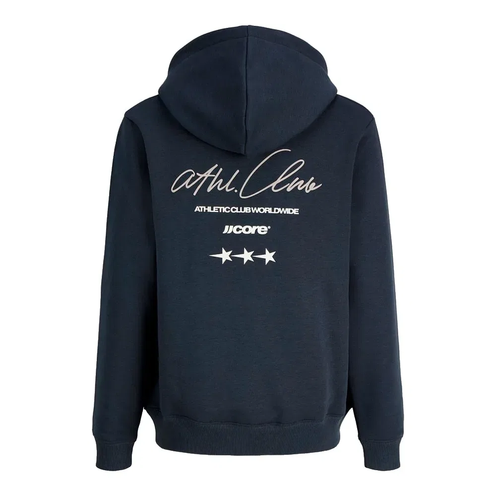 Детское худи с принтом Club Back Script Jack & jones, Blue — фото 4