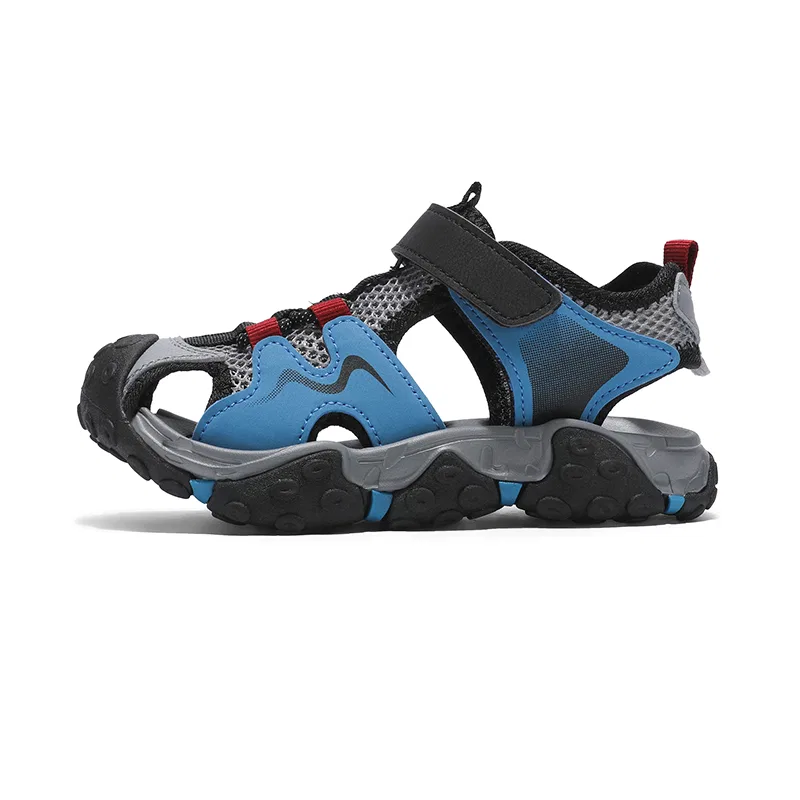 Детские сандалии с закрытым носком VENICEW, Dark Gray Blue