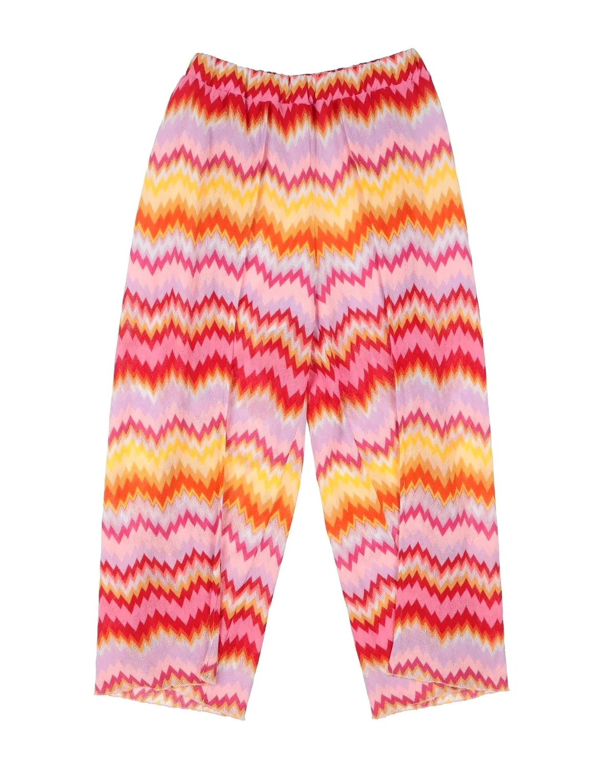 Детские брюки для девочек с принтом Missoni, оранжевый