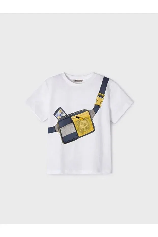 Детская футболка для мальчиков с принтом Sportswear Mayoral, White