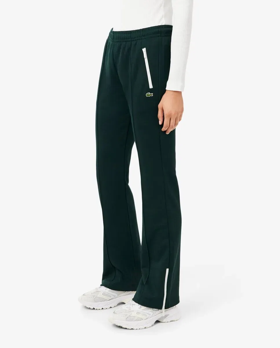 Брюки спортивные Lacoste Verde плиссированные расклешенные — фото 3