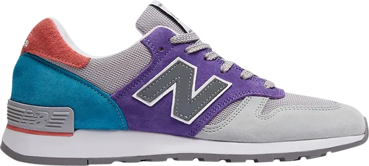 Кроссовки New Balance 670 Made in England 'City Sunrise - Grey Teal', серый — фото 2