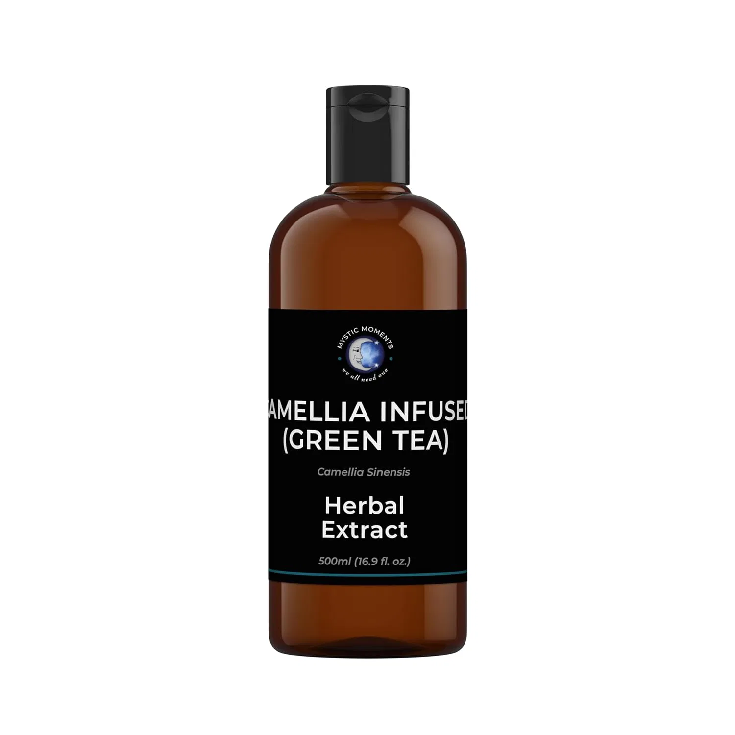 Масло для тела Camellia Herbal Oil, Mystic Moments, 500 мл, Green Tea