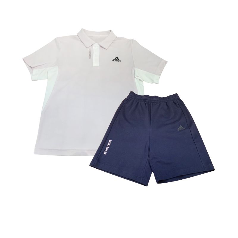 Повседневная спортивная одежда для подростков Adidas, розовый/синий — фото 2