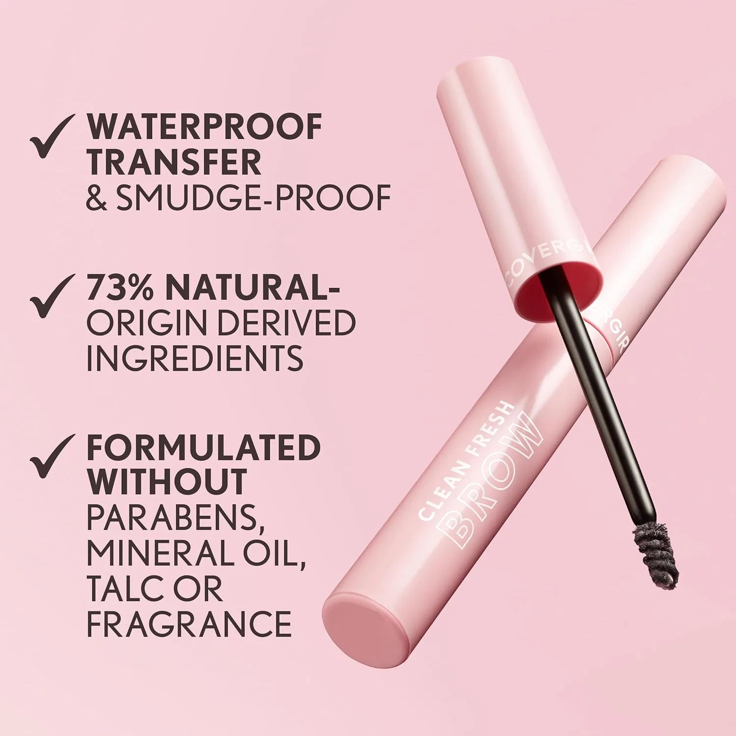 Гель для бровей CoverGirl Clean Fresh Brown, темно-коричневый, 0.18 fl oz — фото 4