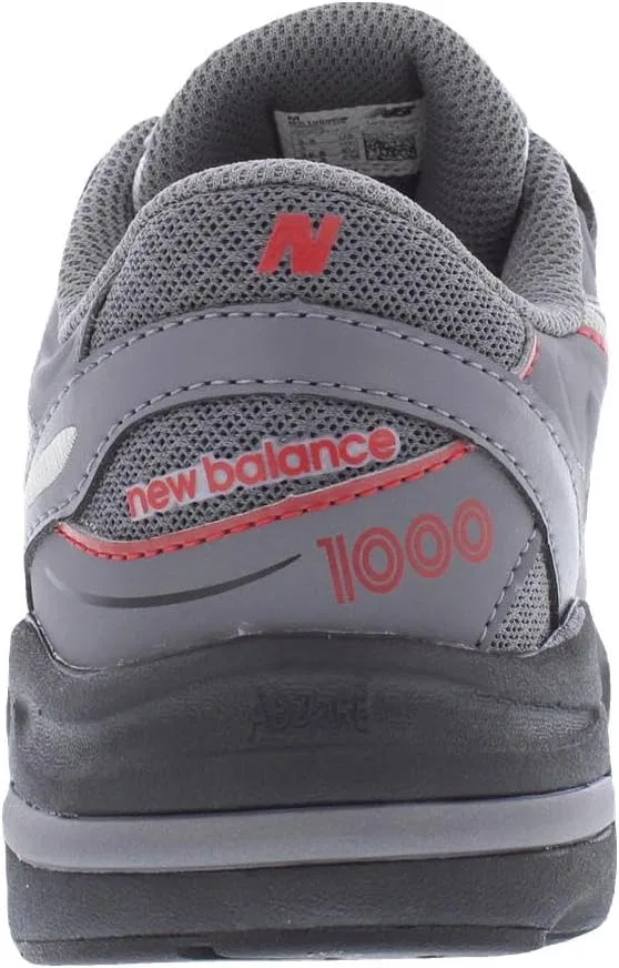 Детские кроссовки для девочек New Balance 1000 GS, Grey/Red-Grey — фото 3