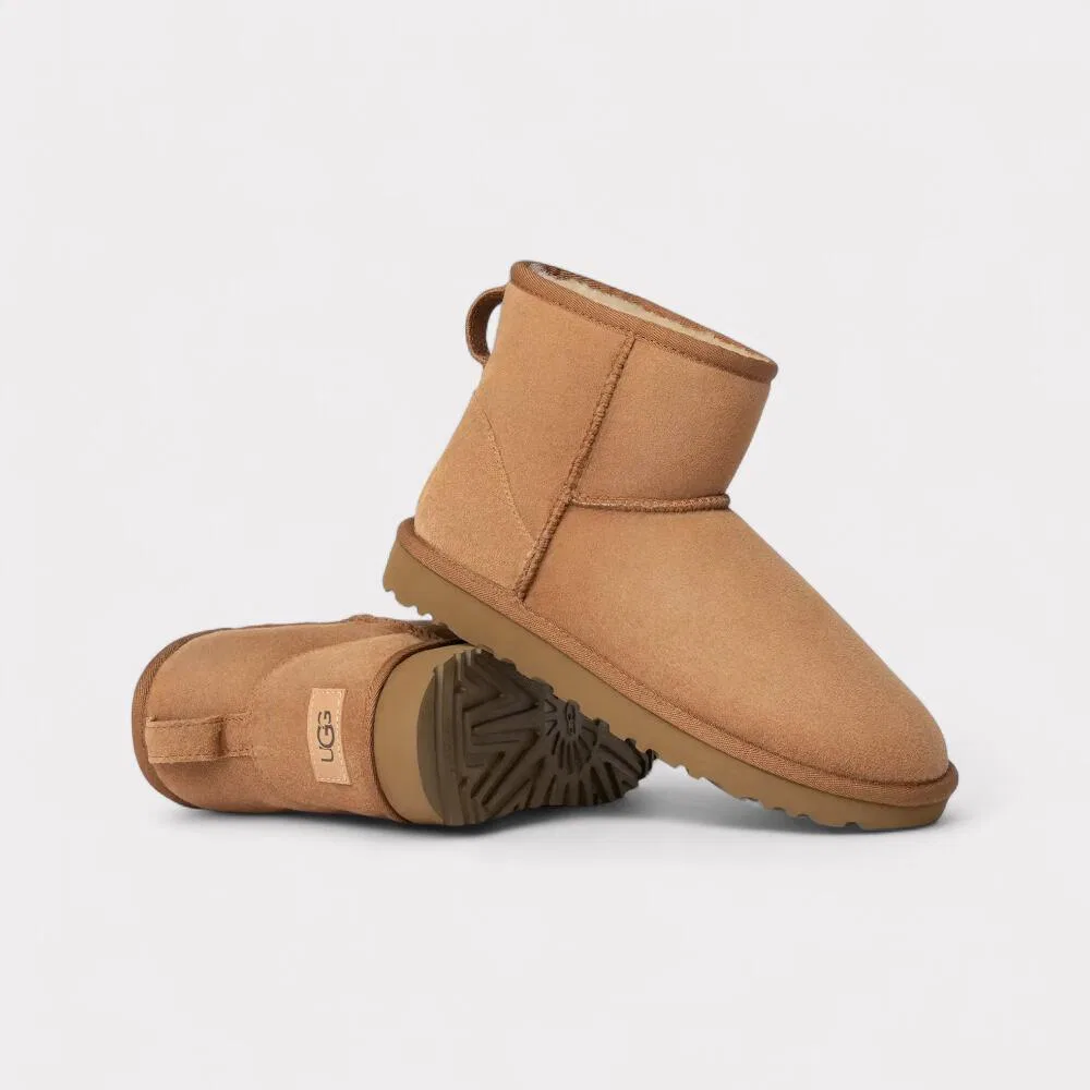Детские ботинки Classic Mini II Ugg, Braun — фото 3