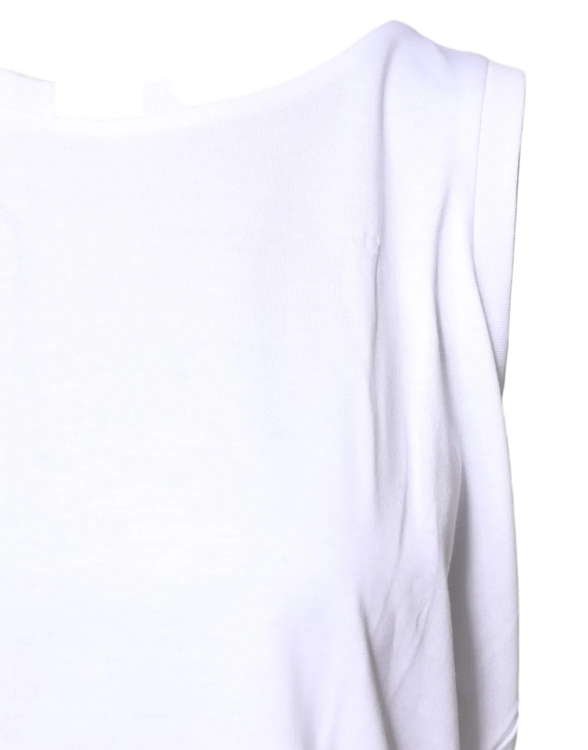 Женская футболка без рукавов с круглым вырезом Dolce & Gabbana, White — фото 3